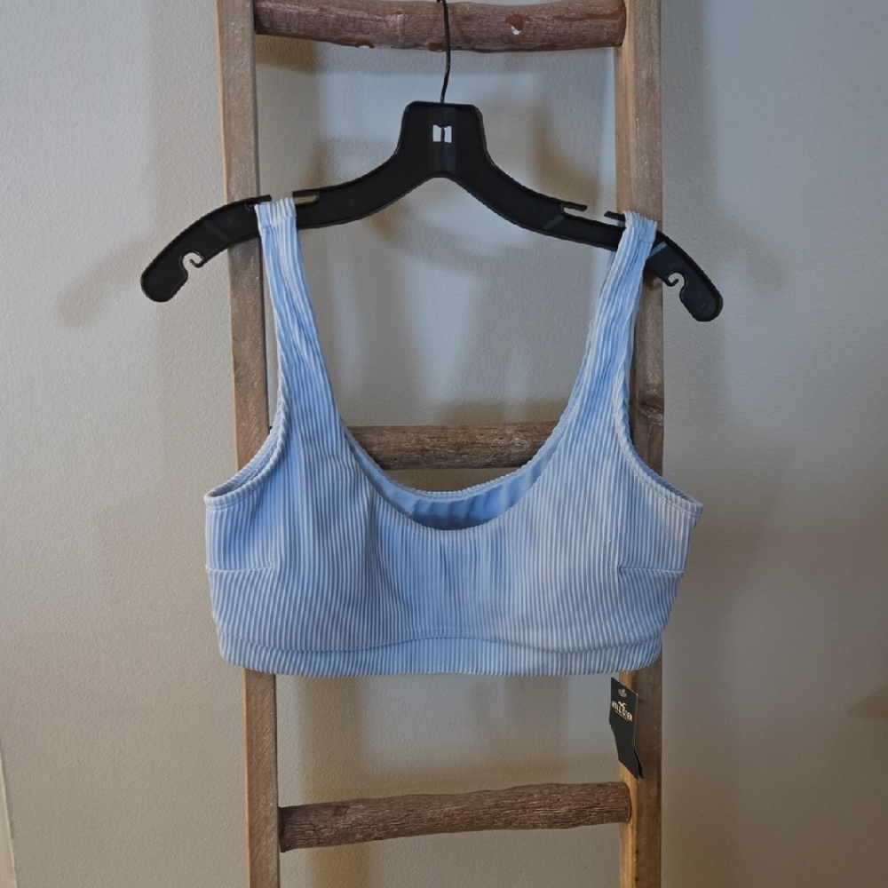 Hollister Sky Blue Ribbed Bikini